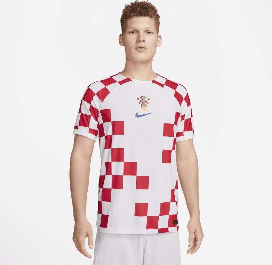 Nike Kroatië 2022 23 Match Thuis Dri-FIT ADV voetbalshirt voor heren Wit