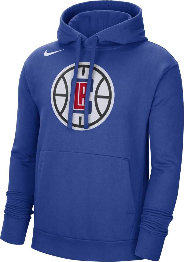 Nike NBA Essential Fleece Hoodie Los Angeles Clippers Blue Heren
