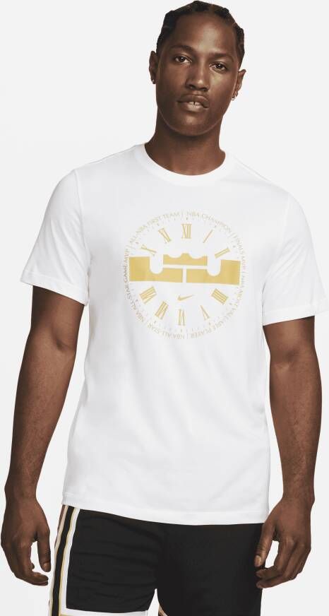 Nike LeBron Dri-FIT Basketbalshirt voor heren Wit