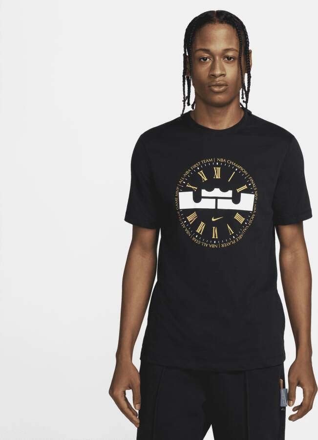 Nike LeBron Dri-FIT Basketbalshirt voor heren Zwart