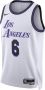 Nike LeBron James Los Angeles Lakers City Edition Swingman NBA-jersey met Dri-FIT Wit - Thumbnail 1