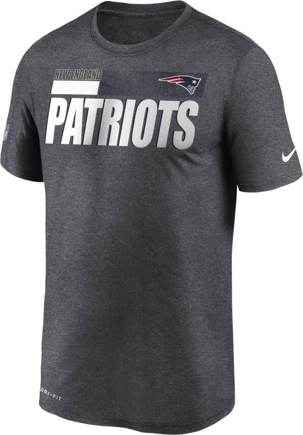 Nike Legend Sideline (NFL Patriots) T-shirt voor heren Grijs