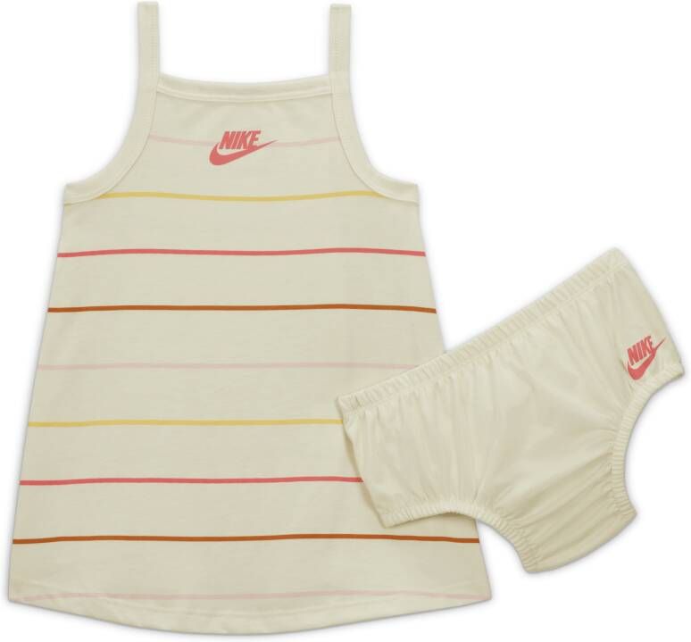 Nike 'Let's Roll' Dress Jurkje voor baby's Wit