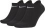 Nike Lightweight Onzichtbare trainingssokken (3 paar) Zwart - Thumbnail 2