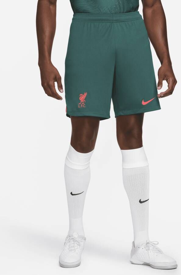 Nike Liverpool FC 2022 23 Stadium Derde voetbalshorts met Dri-FIT voor heren Groen
