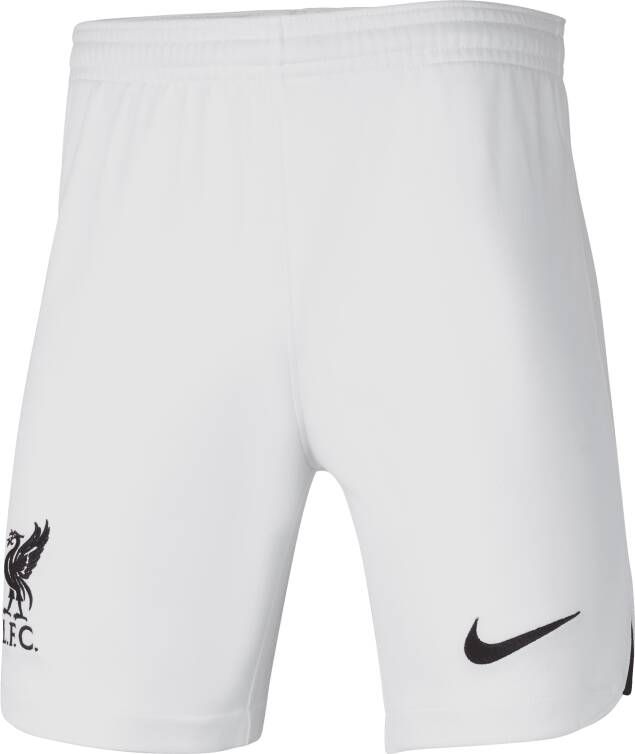 Nike Liverpool FC 2022 23 Stadium Uit voetbalshorts met Dri-FIT voor kids Wit