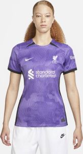 Nike Liverpool FC 2023 24 Stadium Derde Dri-FIT voetbalshirt voor dames Paars