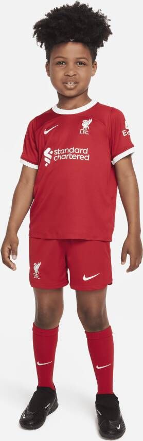 Nike Liverpool FC 2023 24 Thuis Dri-FIT driedelig tenue voor kleuters Rood