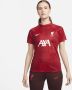 Nike Liverpool FC Academy Pro Dri-FIT warming-uptop voor dames Rood - Thumbnail 1