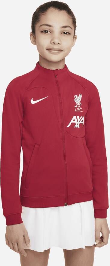 Nike Liverpool FC Academy Pro voetbaljack voor kids Rood