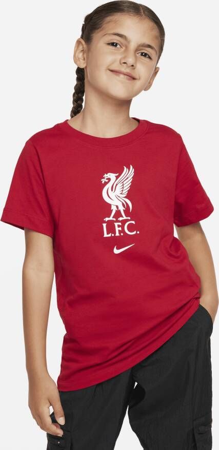 Nike Liverpool FC Crest T-shirt voor kids Rood