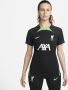 Nike Liverpool FC Strike Dri-FIT knit voetbaltop voor dames Zwart - Thumbnail 1