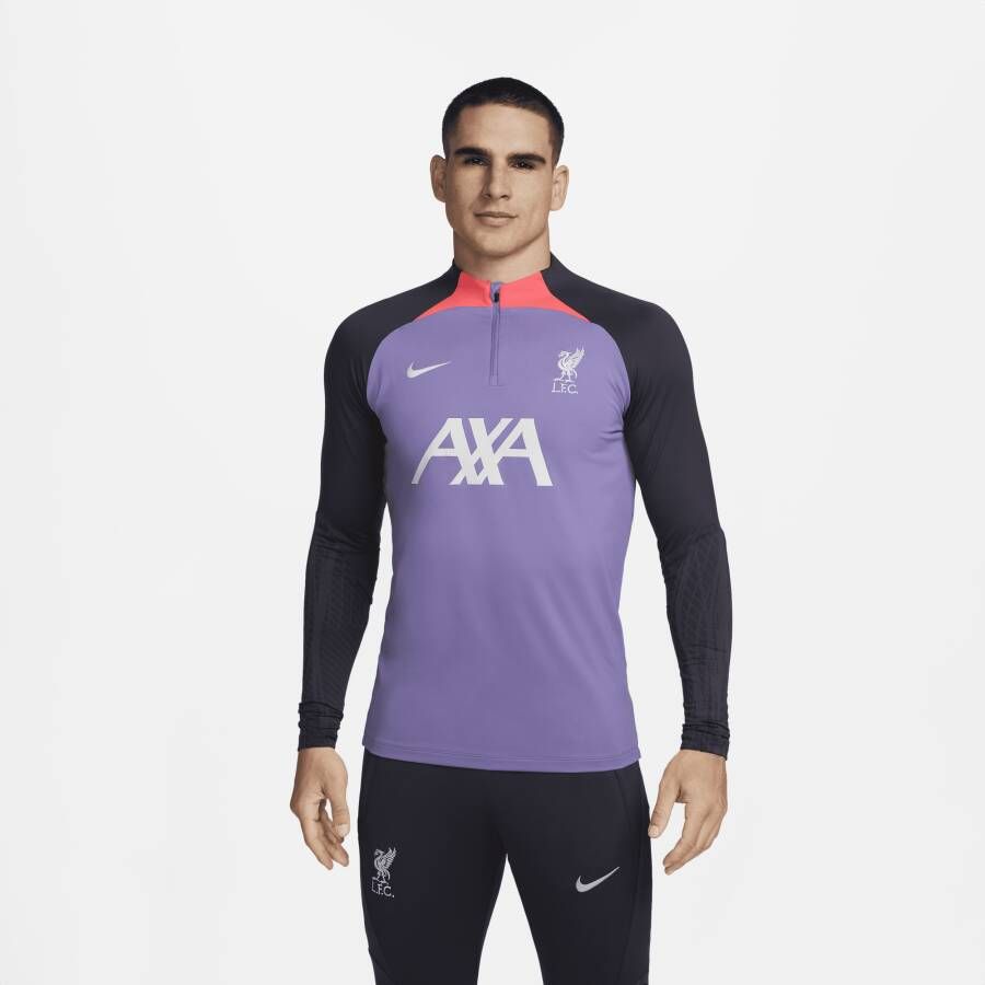 Nike Liverpool FC Strike Dri-FIT knit voetbaltrainingstop voor heren Paars