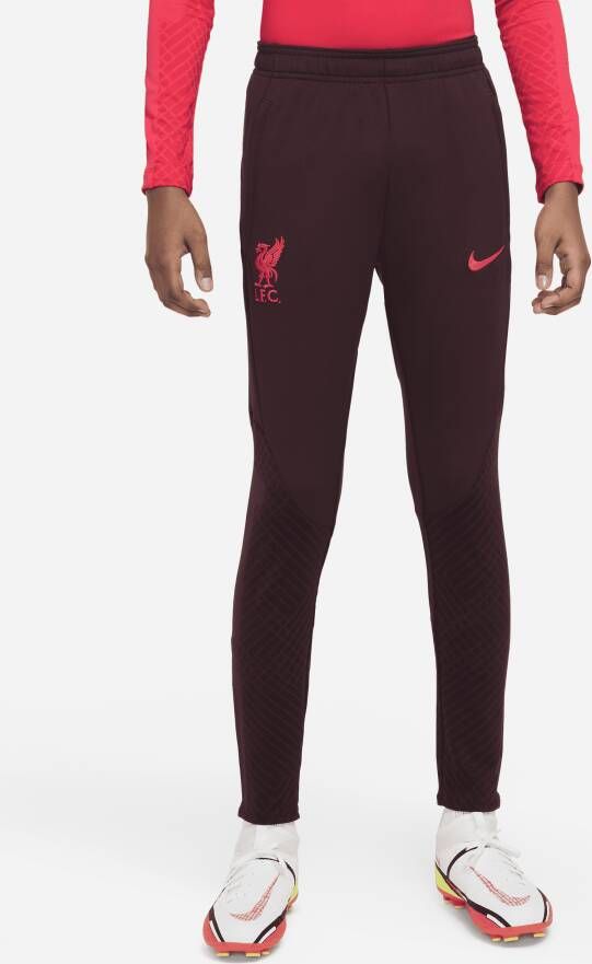 Nike Liverpool FC Strike Dri-FIT voetbalbroek voor kids Rood