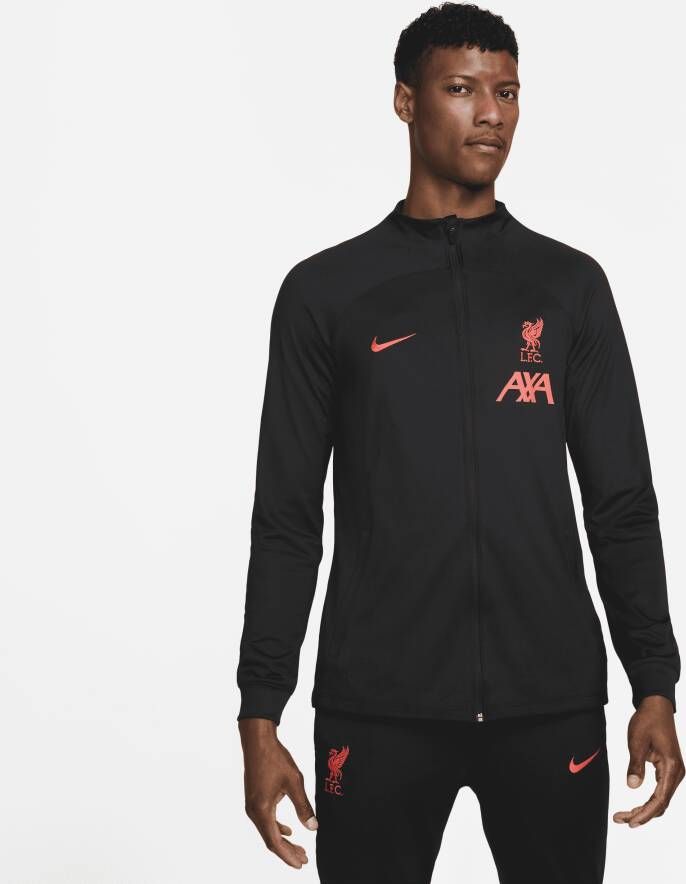 Nike Liverpool FC Strike Dri-FIT voetbaltrainingsjack voor heren Zwart