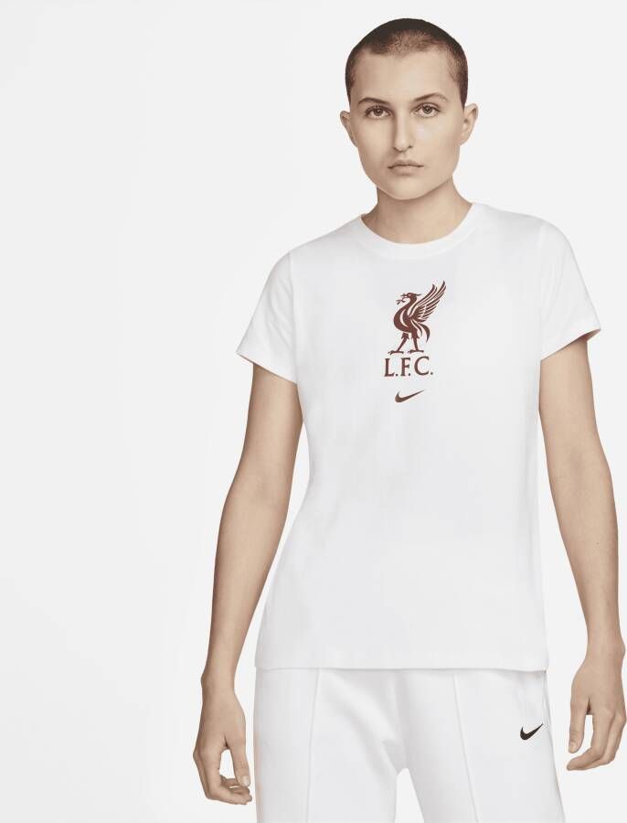 Nike Liverpool FC T-shirt voor dames Wit