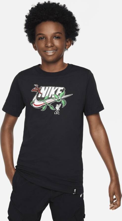 Nike Liverpool FC T-shirt voor kids Zwart