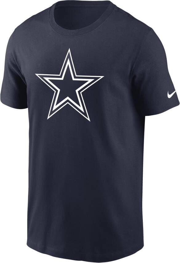 Nike Logo Essential (NFL Dallas Cowboys) T-shirt voor heren Blauw