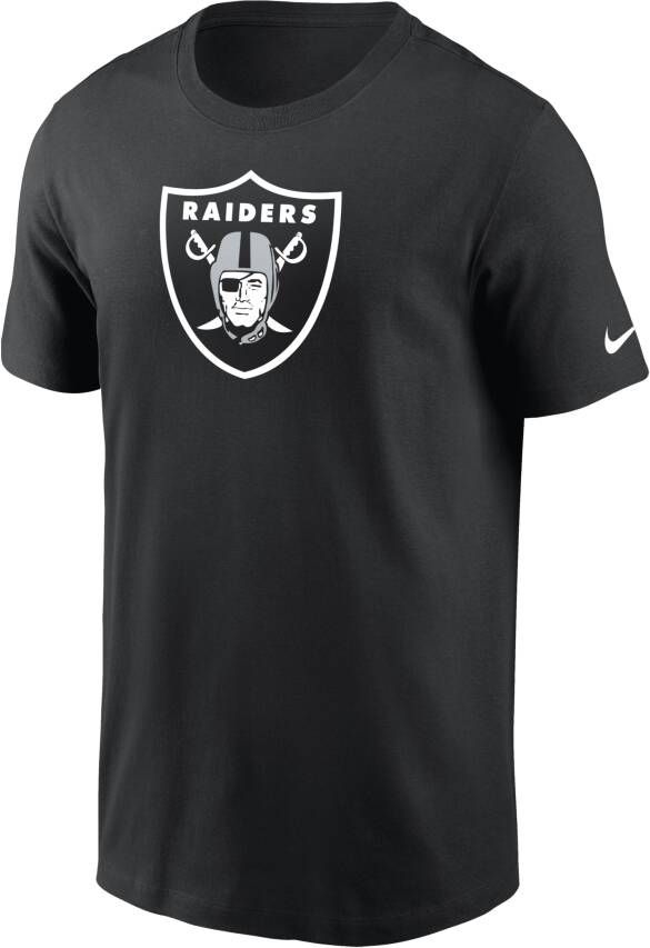 Nike Logo Essential (NFL Las Vegas Raiders) T-shirt voor heren Zwart