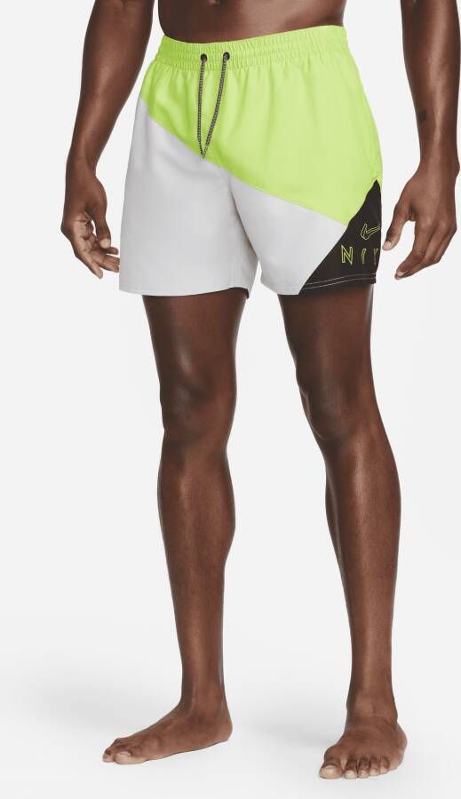 Nike Logo Jackknife volley zwembroek voor heren (13 cm) Groen