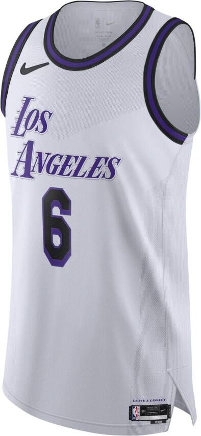 Nike Los Angeles Lakers City Edition Dri-FIT ADV Authentieke NBA-jersey voor heren Wit
