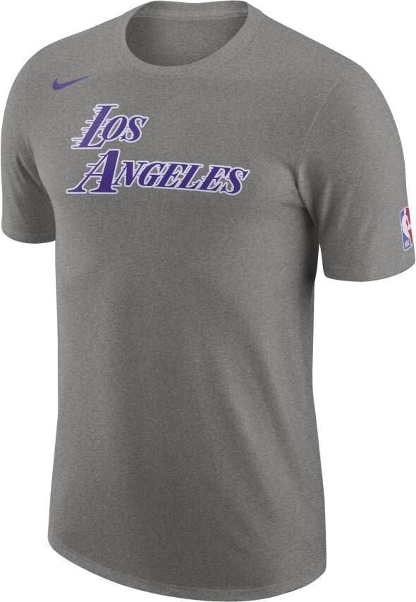 Nike Los Angeles Lakers City Edition NBA-herenshirt met logo Grijs
