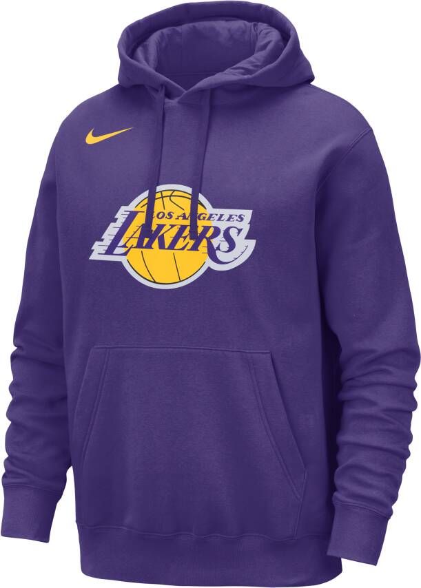Nike Los Angeles Lakers Club NBA-hoodie voor heren Paars