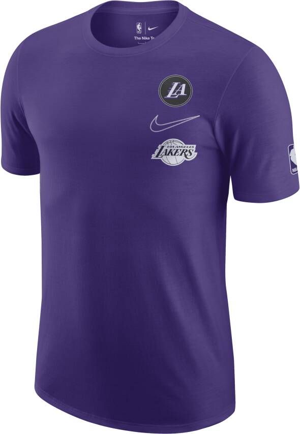 Nike Los Angeles Lakers Courtside City Edition Max90 NBA-herenshirt Paars