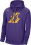 Nike Los Angeles Lakers Essential NBA-fleecehoodie voor heren Paars - Thumbnail 1