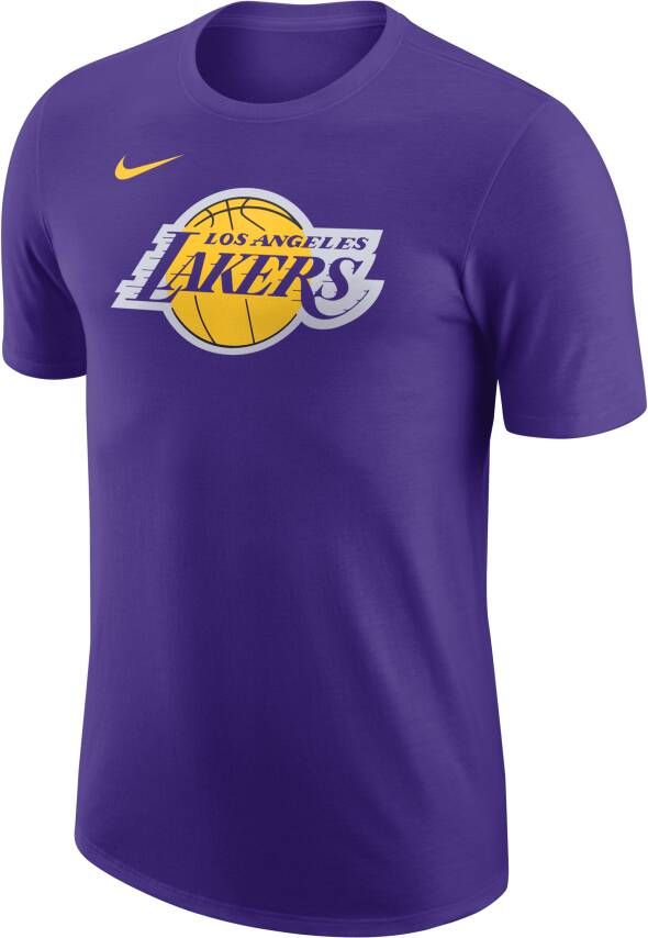 Nike Los Angeles Lakers Essential NBA T-shirt voor heren Paars