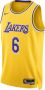 Nike Los Angeles Lakers Icon Edition 2022 23 Dri-FIT Swingman NBA-jersey voor heren Geel - Thumbnail 1