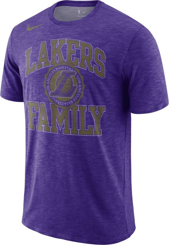 Nike Los Angeles Lakers Mantra NBA-herenshirt met Dri-FIT Paars