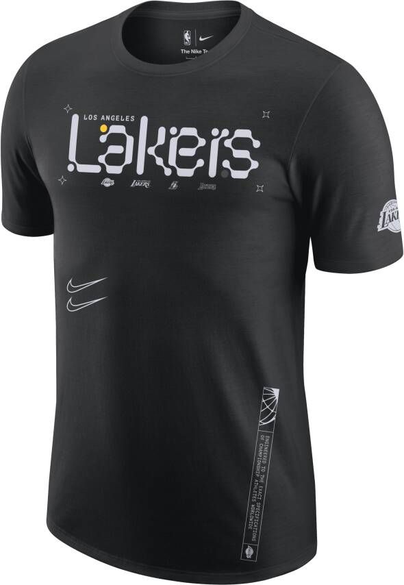 Nike Los Angeles Lakers Max90 NBA T-shirt voor heren Zwart