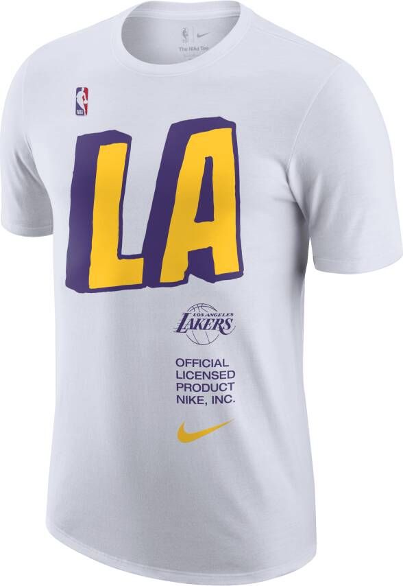 Nike Los Angeles Lakers NBA-herenshirt Wit