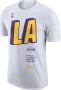 Nike Los Angeles Lakers NBA-herenshirt Wit - Thumbnail 1