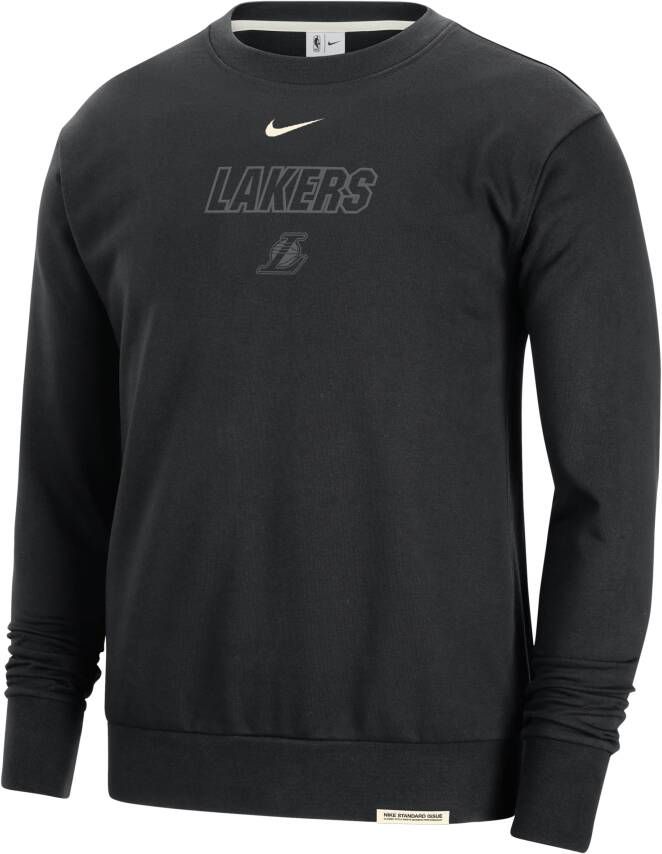 Nike Los Angeles Lakers Standard Issue Dri-FIT NBA-sweatshirt voor heren Zwart