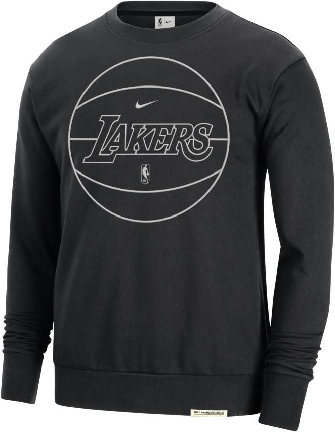 Nike Los Angeles Lakers Standard Issue Dri-FIT NBA-sweatshirt voor heren Zwart