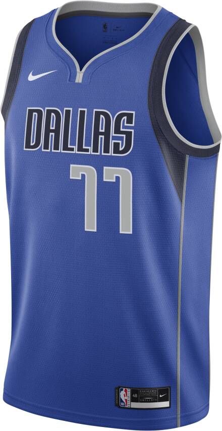 Nike Luka Dončić Mavericks Icon Edition 2020 Swingman NBA-jersey Blauw