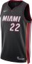 Nike Miami Heat Icon Edition 2022 23 Dri-FIT Swingman NBA-jersey voor heren Zwart - Thumbnail 1