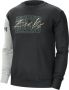 Nike Milwaukee Bucks Courtside NBA-sweatshirt van fleece voor heren Zwart - Thumbnail 1
