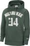 Nike Milwaukee Bucks Essential NBA-fleecehoodie voor heren Groen - Thumbnail 1