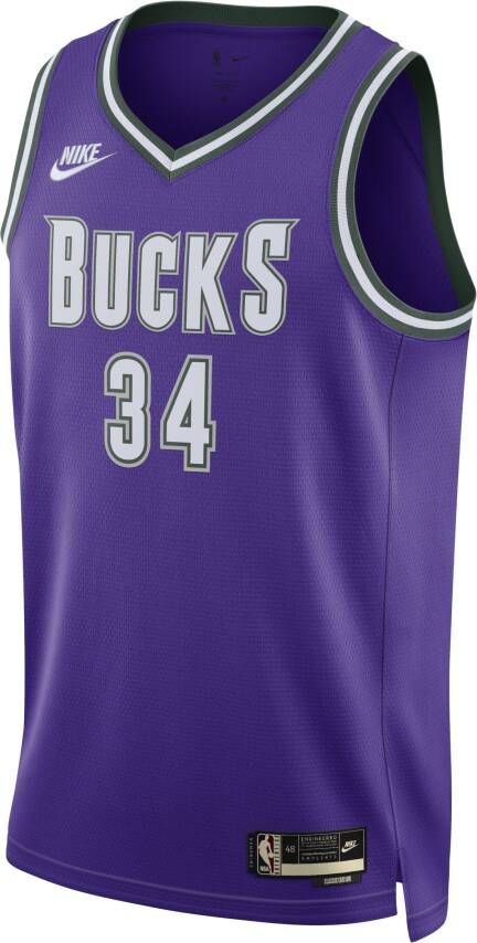 Nike Milwaukee Bucks Swingman NBA-jersey met Dri-FIT Paars