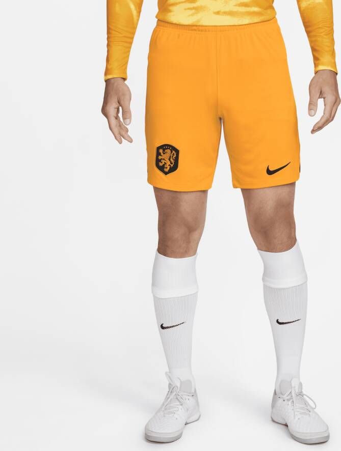 Nike Nederland 2022 23 Stadium Thuis Dri-FIT voetbalshorts voor heren Oranje