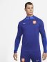 Nike Nederland Strike Dri-FIT knit voetbaltrainingstop voor heren Blauw - Thumbnail 1