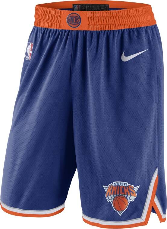 Nike New York Knicks Icon Edition Swingman NBA-herenshorts Blauw