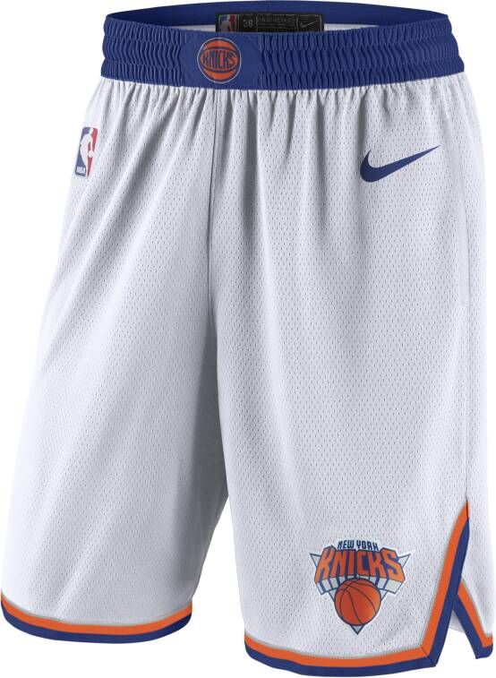 Nike New York Knicks Swingman NBA-herenshorts Wit