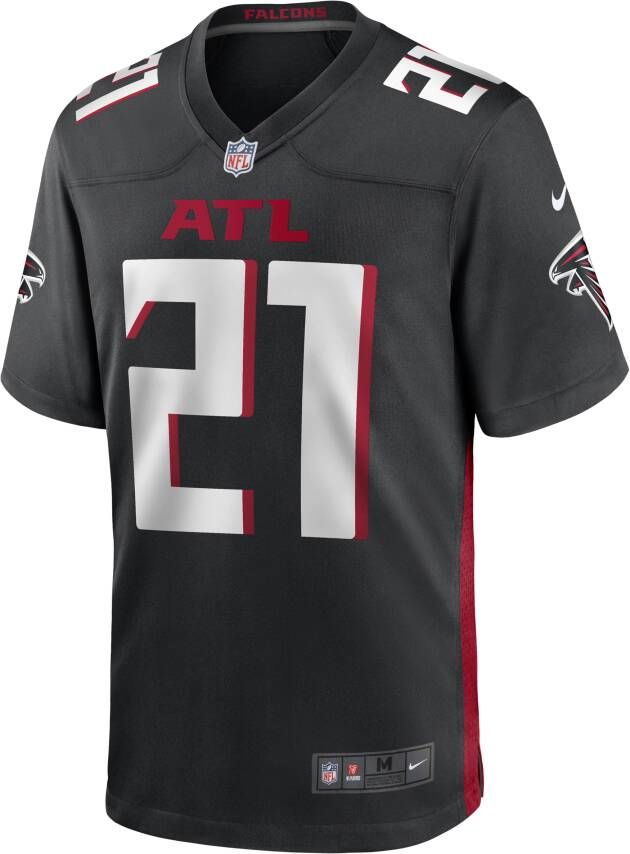 Nike NFL Atlanta Falcons (Todd Gurley II) American football-wedstrijdjersey voor heren Zwart