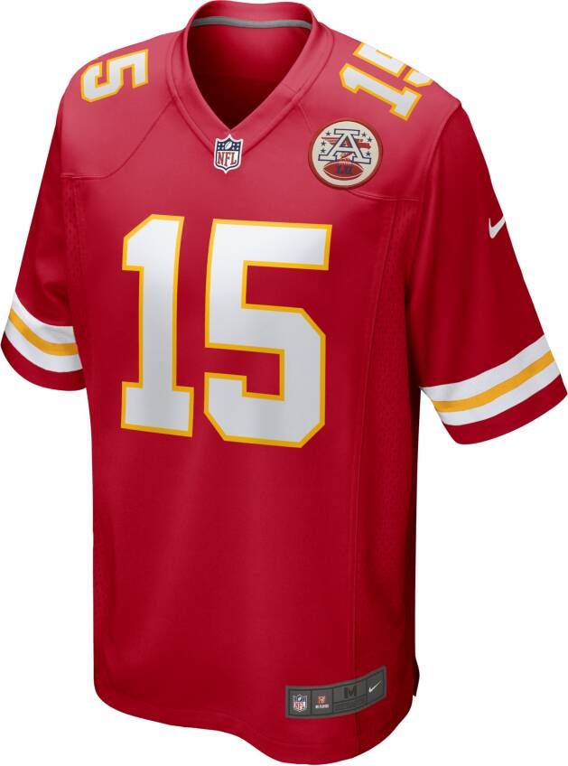 Nike NFL Kansas City Chiefs (Patrick Mahomes) American-football-wedstrijdjersey voor heren Rood