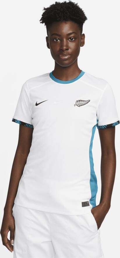 Nike Nieuw-Zeeland 2023 Stadium Uit Dri-FIT voetbalshirt voor dames Wit