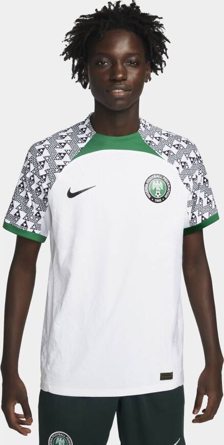 Nike Nigeria 2022 23 Match Uit ADV voetbalshirt met Dri-FIT voor heren Wit
